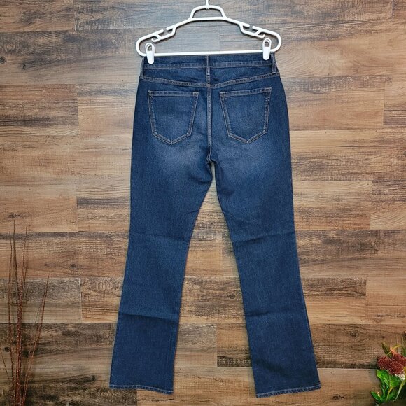 Old Navy Jeans Size 6 Original Bootcut Mid Rise Medium Dark Wash Western NWT - Picture 2 of 11